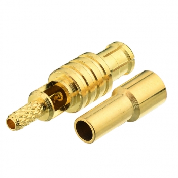 MCX Plug Male Connector Straight Solder for 1.13mm Cable