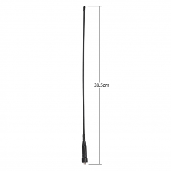 Superbat SMA Female Whip Antenna Dual Band VHF UHF 144/430Mhz Flexible Antenna 14in