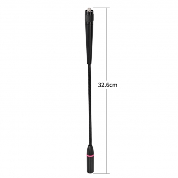 SMA Female Dual Band VHF/UHF 144/430MHz High Gain Soft Whip Antenna for Wouxun/TYT Radios Walkie Talkie etc.