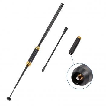 Dual Band VHF UHF Antenna Amateur Radio Antenna Telescopic SMA Female 5.5 dBi 136-174/400-470 MHz for Baofeng UV-5R UV-82 Quansheng Wouxun Ham Radio Walkie Talkie Rad