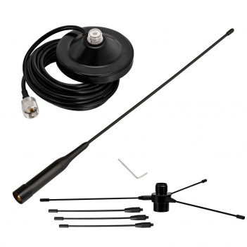 PL259 SO239 Mobile Antenna Ground for BTECH ICOM Midland Yaesu TYT AnyTone Radioddity Cobra Uniden VHF UHF PL259 Male Car Mobile Radio Transceiver Enhance Signal