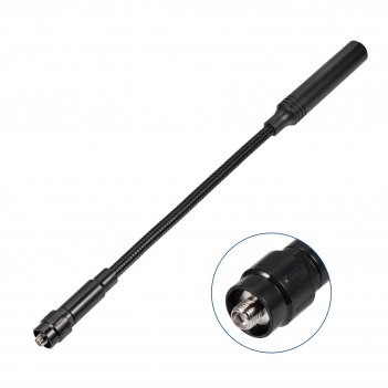 High Gain Ham Radio Antenna VHF UHF 136-174mhz 400-520mhz Amateur Walkie Talkie CS Tactical Gooseneck Antennas Compatible with Wouxun Baofeng BF-F8HP UV-5R UV-82 BF-888S