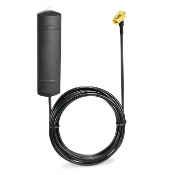 DAB DAB+ Antenne Auto FM AM Radio Antenne Windschutzscheiben Antenne Patch Antenne 17dbi + 3M DAB Antenne SMB Anschluss Kabel für Pioneer Alpine Clarion Digital Radio FM Tuner