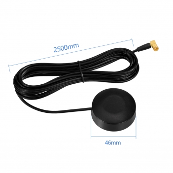 DAB DAB+ Antenne Auto FM AM Radio Antenne Magnetfuß + 3M DAB Antenne SMB Anschluss Kabel für  Pioneer Alpine Clarion Digital Radio FM Tuner usw.