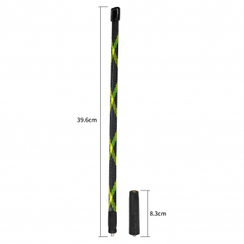 Dual Band VHF UHF 136-520MHz 18.7 inch Foldable Camouflage CS Tactical SMA Female Ham Radio Antenna for BaoFeng UV-5R UV-82 BF-F8HP Wouxun HYT Handheld Two Way Radio Walkie Talkie