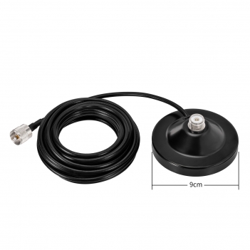 PL259 SO239 Mobile Antenna Ground for BTECH ICOM Midland Yaesu TYT AnyTone Radioddity Cobra Uniden VHF UHF PL259 Male Car Mobile Radio Transceiver Enhance Signal