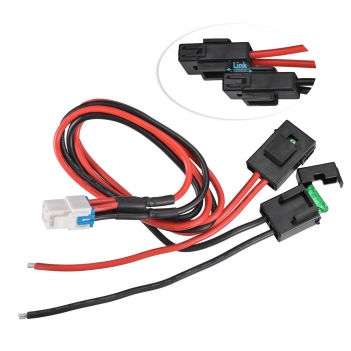 DC Power Supply Cable 4-Pin 12 AWG 12V 30A Short Wave Power Supply Cord Cable Adapter Fuse wire for Yaesu Icom Radios