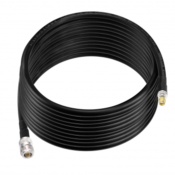 N Straight Jack to RP-SMA Straight Plug LMR400 610cm and SMA Plug Male to RP SMA Jack Male Adapter Straight