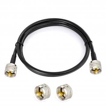 3 Feet PL259 to PL259 ALSR240 Low Loss Extension Cable