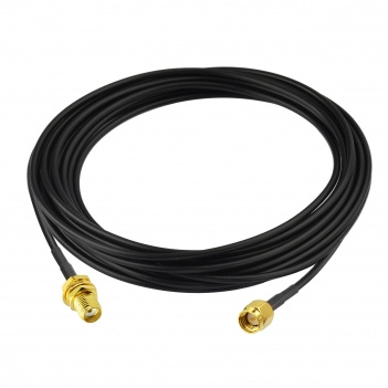 SMA BulkHead Jack to SMA Straight Plug Low Loss ALSR100 1000cm with 3pcs SMA adapters