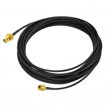 SMA BulkHead Jack to SMA Straight Plug Low Loss ALSR100 1000cm with 3pcs SMA adapters