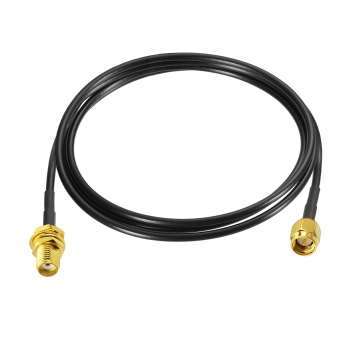 SMA BulkHead Jack to SMA Straight Plug Low Loss ALSR100 100cm