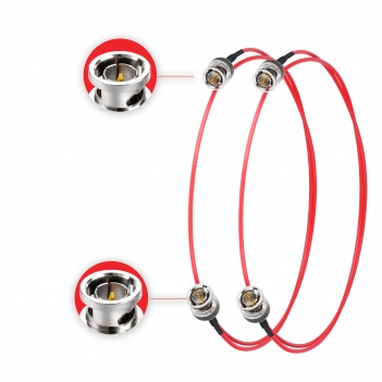 2 PCS Red HD SDI Hard Disk Video Recorder Extension Cable 100cm for Cameras BMCC