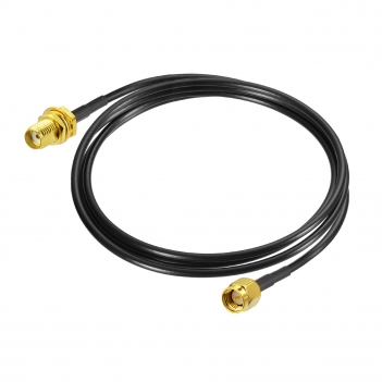 SMA BulkHead Jack to SMA Straight Plug Low Loss ALSR100 100cm