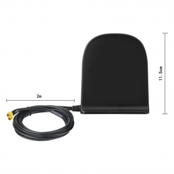 10dBi 5G LTE Dual Band MIMO Magnetic Base Antenna RG174 2M SMAMale Omni Directional for CPE Routers Hotspots IoT Devices Verizon AT&T