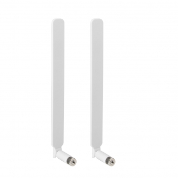 White 2.4G 5.8G Dual Band 12dBi Omnidirectional Stick Antenna With RP SMA Male Connector Pack Of 2
