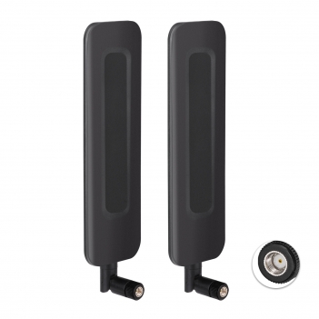 2PCS 2DBi Omni Directional Antenna With RP SMA InterfaceWiFi6E Tri Band