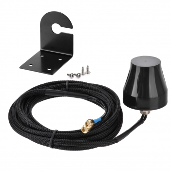 GPS LTE Combination Antenna With Dual SMA Male Connectors 3m Cables And Wall Mount Bracket