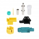 IP67 Waterproof FAKRA Waterblue male Code Z connector for RG316, RG174 Cable