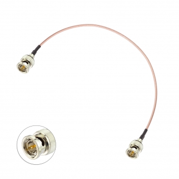 HD 3G SDI Cable 60cm 75ohm Thin BNC RG179D Male to Male Double-Shielded Cable for Professional Camcorder SDI Converter CCTV Monitor Security Camera Supports 3G-SDI/HD-SDI/4K/8K