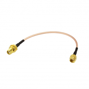 SMA Male to Female Bulkhead RG316D Cable 50ohm Double-Shielded WiFi Antenna Extension Cable for 4G LTE Router RTL-SDR USB Dongle ADS-B Receiver Network Analyzer SDR Devices