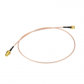 RP-SMA Male to RP-SMA Female Bulkhead RG316D Cable 50ohm Double-Shielded WiFi Antenna Extension Cable for WiFi Router USB Adapter Wireless PCIe Network Card Security/Trail Camera