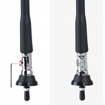 Marine Boat Radio Antenna 16 Inch Rubber Duck Flexible Mast FM AM Stereo Antennae for Boat Car RV Motorhome ATV UTV Tractor Motorcycle Yacht