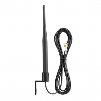 Outdoor Weatherproof Dual Band 2.4GHz 5GHz 5.8GHz 5dBi WiFi Antenna RP-SMA Male 3m Extension Cable with Mounting Bracket Compatible with WiFi Router Range Extender Gateway