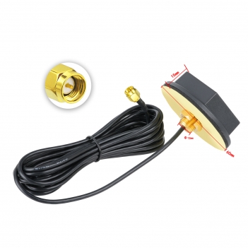 4G LTE SMA Male Cellular antenna  8DB Gain 3M rg174 Cable Compatible with 4G Router Trail Camera Security Camera