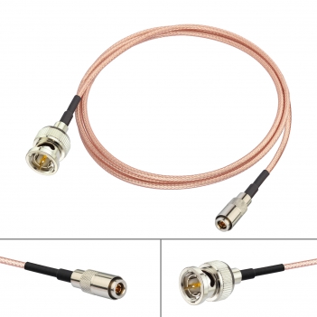 DIN 1.0/2.3 Male to BNC Male 75 Ohm Double Shielded RG179D Video SDI Cable 100cm 3.28FT for 3G HD SDI Video Recorder Camera Assist Monitor Audio Gateway Hub Broadcast Router Frame Synchronizer Sync Converter