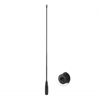 SMA-Male 15.4 inches Soft Whip VHF/UHF (144/430Mhz) Antenna Walkie Talkie Antenna Compatible with YAESU Vertex TYT Wouxun Yaesu Retevis Radio