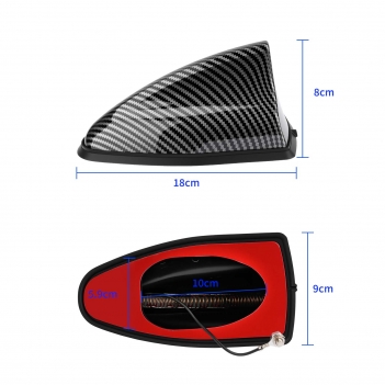 Shark Fin Antenna Cover for Car radio with Adhesive Tape,Car Accessories Antenna Replacement Fits Most  Car, Truck, SUV, Van