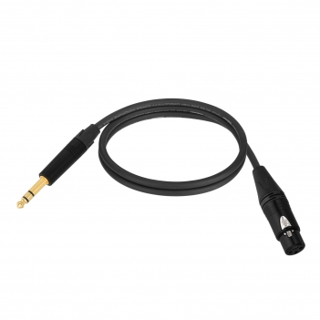 100cm/3.3FT 6.35mm (1/4 Inch) TRS to Balanced XLR Female Stereo Audio Cable for Bass,Electric Guitar, Keyboard,Amp,Speaker,Equalizer;Microphones,Amplifiers, mixing consoles; Live events or studio sound; Analog audio.