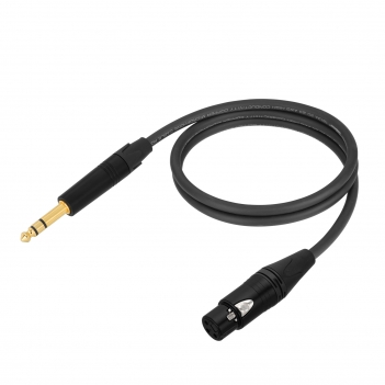 100cm/3.3FT 6.35mm (1/4 Inch) TRS to Balanced XLR Female Stereo Audio Cable for Bass,Electric Guitar, Keyboard,Amp,Speaker,Equalizer;Microphones,Amplifiers, mixing consoles; Live events or studio sound; Analog audio.