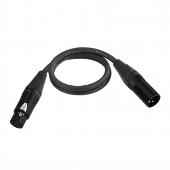 2FT XLR Male to Balanced XLR Female Stereo Audio Cable for Bass,Electric Guitar, Keyboard,Amp,Speaker,Equalizer;Microphones,Amplifiers, mixing consoles; Live events or studio sound; Analog audio.