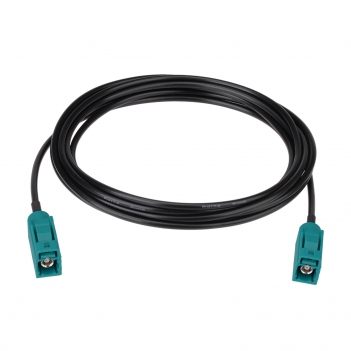Fakra Z Female to Fakra Z Female Vehicle Antenna Extension Cable 250cm RG174 for Car Stereo GPS Navigation FM AM Radio Sirius XM 4G LTE