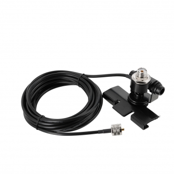 VHF UHF Mobile Ham Radio PL259 34 inch Antenna Dual Band 136-174MHz 400-470MHz with 16.4ft Cable Lips Mount for Vehicle Car Truck Amateur Two Way Marine VHF Radio