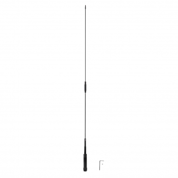 High Gain 34.65 inch Mobile Ham Radio UHF VHF Dual Band PL259 Antenna for BTECH ICOM Midland Yaesu TYT AnyTone Radioddity Cobra Vehicle Car Truck Amateur Two Way Radio
