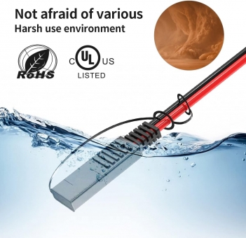 3FT SAE Extension Cable - 3/6/10/20/35/50FT Quick Disconnect Wire Harness with SAE Connector for Automotive, RV, Solar Panel