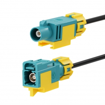 FAKRA Z Female to Male Waterproof Car Antenna Extension Cable RG174 Coaxial for Android Stereo Head Units GPS FM AM Radio Sirius XM Satellite 4G LTE Bluetooth