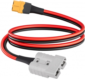 10AWG 2FT Anderson SB50 Battery Quick Connect/Disconnect to XT60 Female Cable SB50-XT60 Connector Cable for RC Battery Solar Panel and Solar Portable Power Station