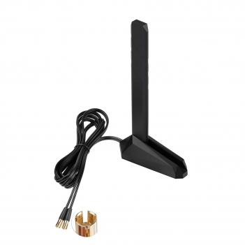 WiFi 7 WiFi 6E Antenna Tri-Band 2.4GHz 5GHz 6GHz Magnetic Base antenna with New Interface (NOT RP-SMA) for ROG STRIX Series/ROG Crosshair/ROG MAXIMUS Series WiFi 7 Gaming Motherboard