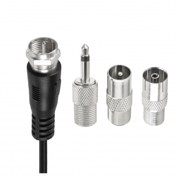 Strong Magnetic Base Portable Telescopic FM Radio Antenna with 10ft Extension Cable for Yamaha Marantz Pioneer Onkyo Sherwood FM Radio Tuner AV Audio Bluetooth Home Theater Stereo Receiver