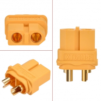 ELFCULB 3 Pairs XT60 Connector,XT60H Plug Male Female with Sheath Housing for RC Battery Amass Connector Device Replace