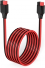 ELFCULB 12AWG 6FT Anderson Extension Cable 2 6 10 20 35 50FT Solar Extension Cable Anderson Connector for Portable Power Station Solar Generator Solar Panel (6FT)