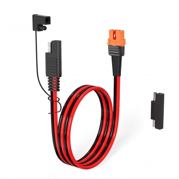 ELFCULB 10AWG XT60i to SAE Adapter Extension Cable with SAE Polarity Reverse Adapter for Portable Power Station Solar Panel Solar Generator(2FT)
