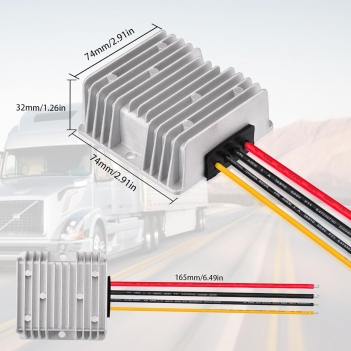 12V to 48V DC Step UP Converter for Starlink,ELFCULB 6A 288W Power Supply Voltage Booster Converter Regulartor