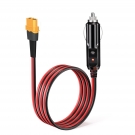 ELFCULB XT60 Female to Car Cigarette Lighter 14AWG 12V Cigarette Lighter Male Plug Connector Cable for Portable Solar Generator Power Station(10FT)