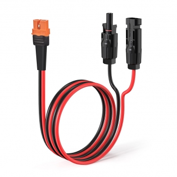 ELFCULB 10AWG 2FT Solar to XT60i Cable  Solar Connector to XT60i Adapter Cable for Portable Power Station (2FT)