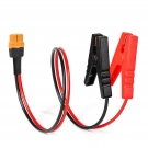 LFCULB XT60 to Alligator Clips,12AWG XT60 Female Connector Quick Disconnect Cable Compatible for RC Battery Portable Power Station Solar Panel(2FT)